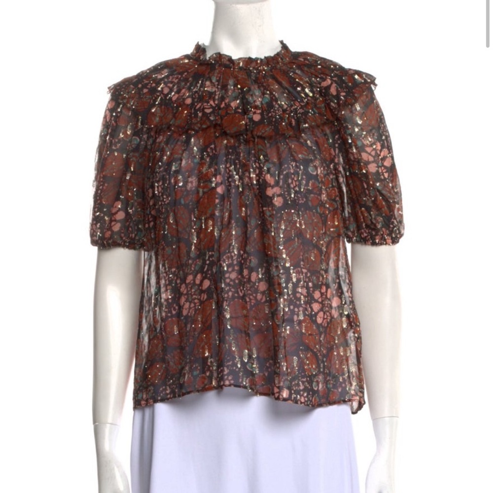 Ulla Johnson shimmer blouse